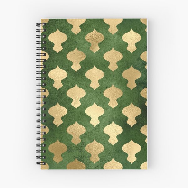 Item preview, Christmas gold foil ornament on a green background design designed and sold by AnnieHochmann.