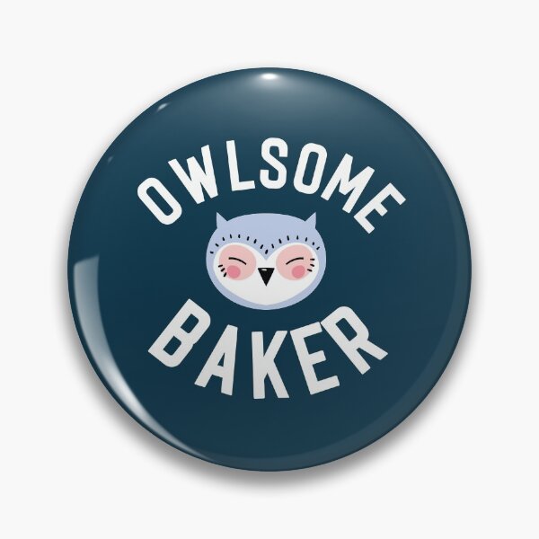Item preview, Owlsome Baker Pun - Funny Gift Idea designed and sold by betternotes.