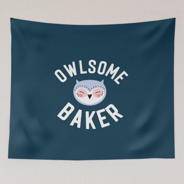 Item preview, Owlsome Baker Pun - Funny Gift Idea designed and sold by betternotes.