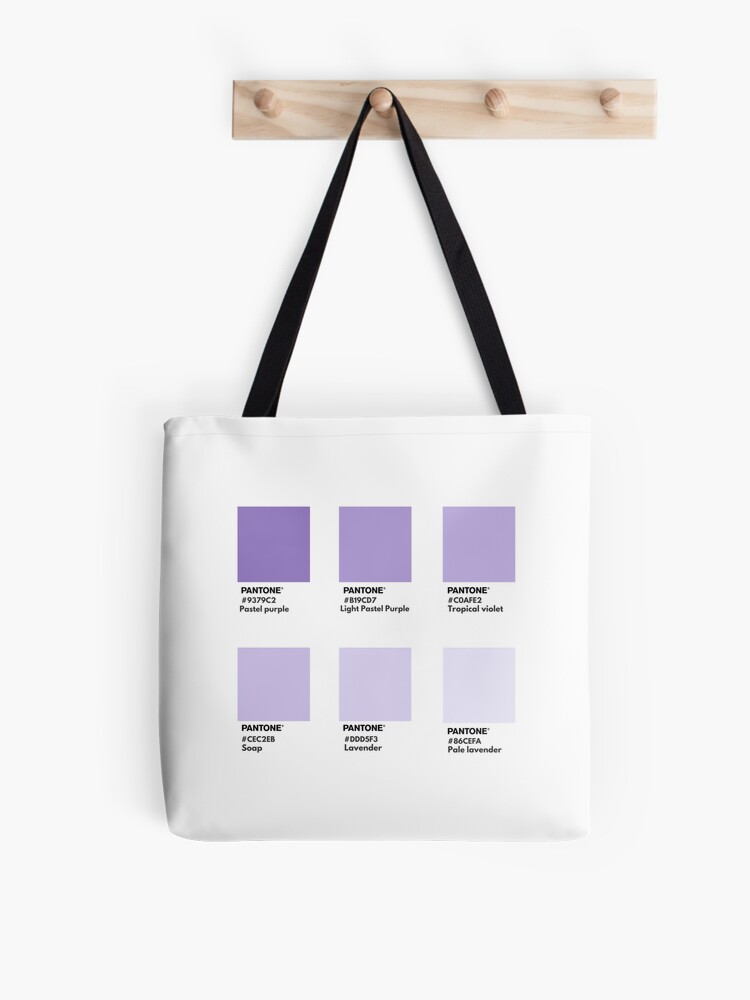 Light purple gradient pantone color swatch | Tote Bag