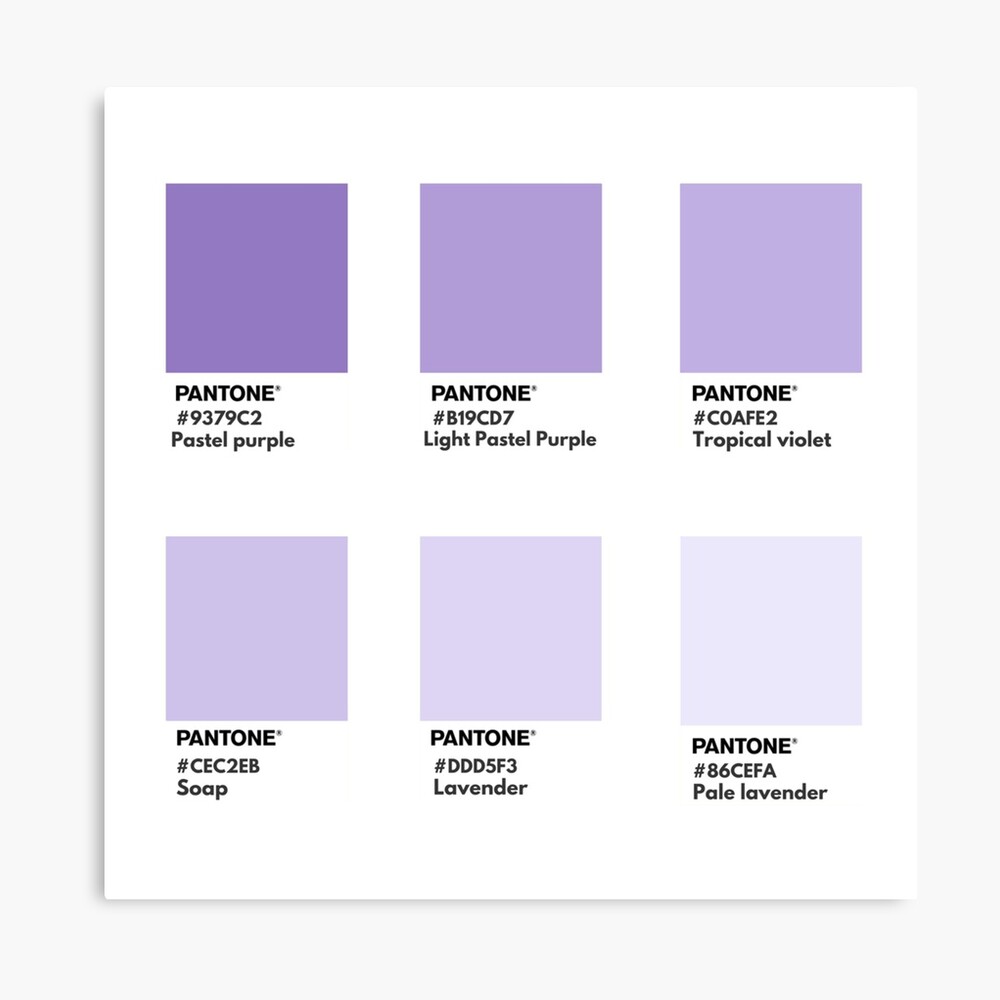 Light purple gradient pantone color Photographic for Sale by softlycarol | Redbubble