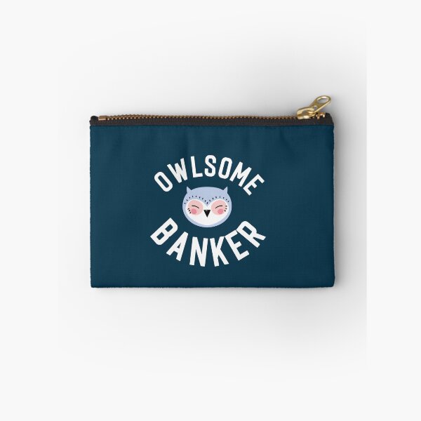 Item preview, Owlsome Banker Pun - Funny Gift Idea designed and sold by betternotes.