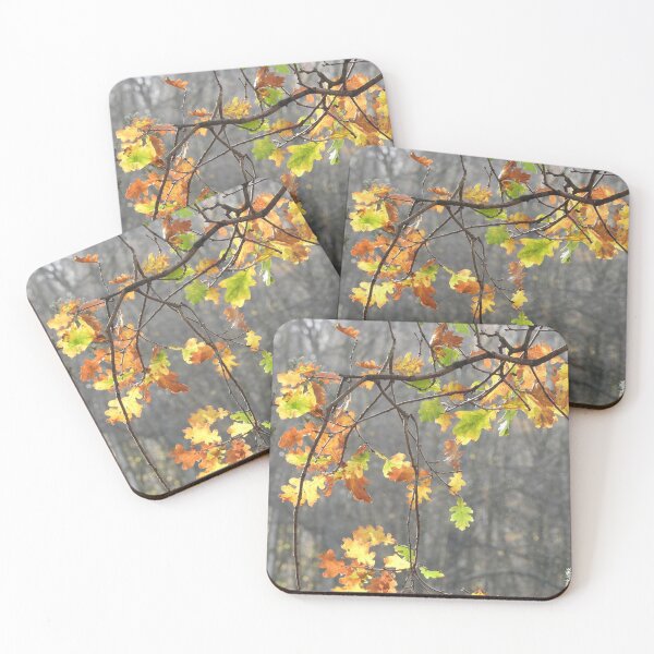 Item preview, Green and rusting leaves designed and sold by Gaynor-dI.