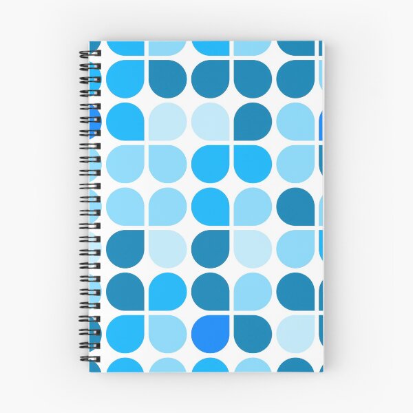 Item preview, Azure geometric shapes in repeated ornament designed and sold by acidmit.