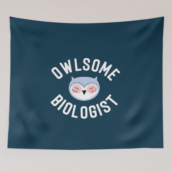Item preview, Owlsome Biologist Pun - Funny Gift Idea designed and sold by betternotes.