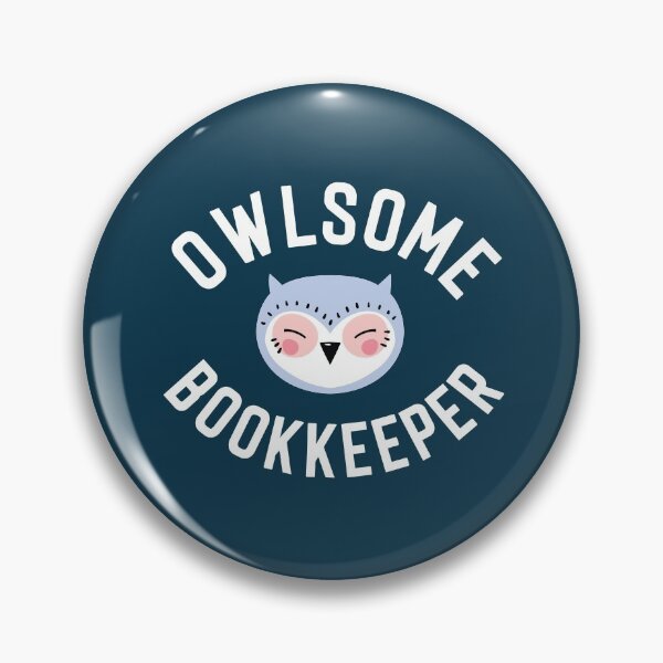 Item preview, Owlsome Bookkeeper Pun - Funny Gift Idea designed and sold by betternotes.
