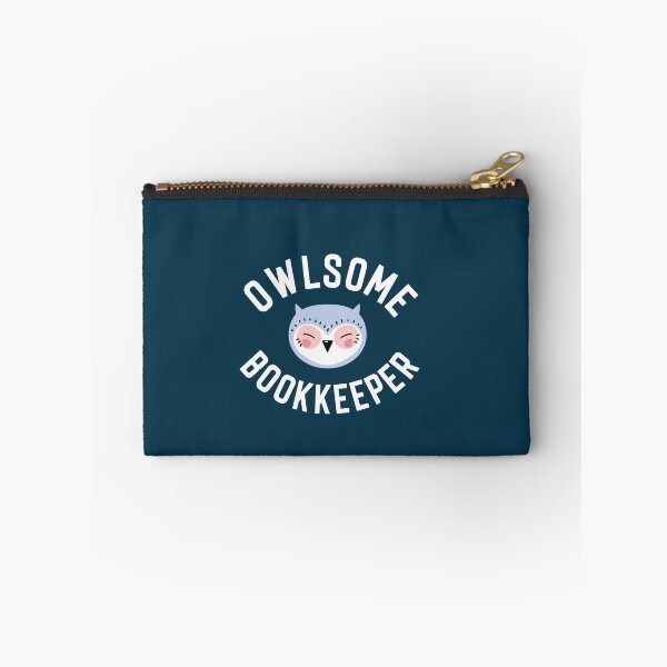 Item preview, Owlsome Bookkeeper Pun - Funny Gift Idea designed and sold by betternotes.
