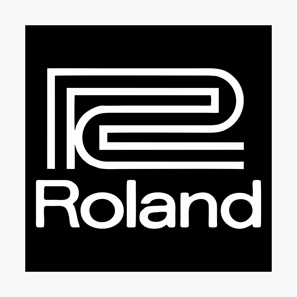 Best Seller Roland Logo Merchandise Poster By Delanogaz Redbubble