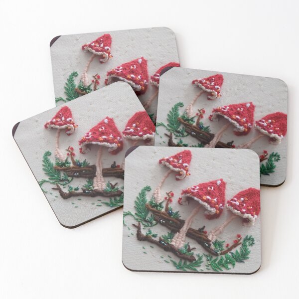 Item preview, Toadstool Embroidery designed and sold by MsFledermaus.