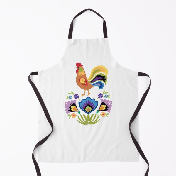 Item preview, Polish Copper Rooster and Flowers designed and sold by Barbara Pixton.