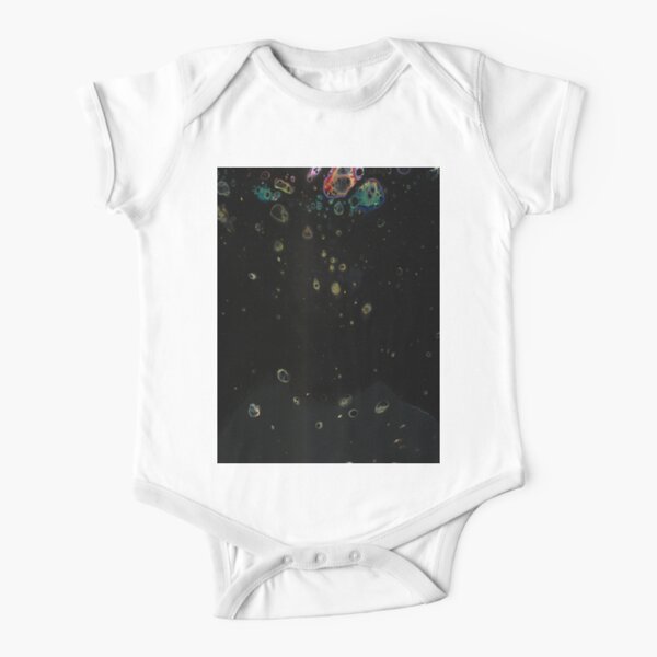 Acrylic Abstract Pour Short Sleeve Baby One-Piece