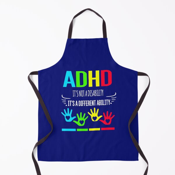 Item preview, ADHD Awareness Support ADD Attention Disorder Love Heart Mom Dad Gifts designed and sold by TopTeeShop.