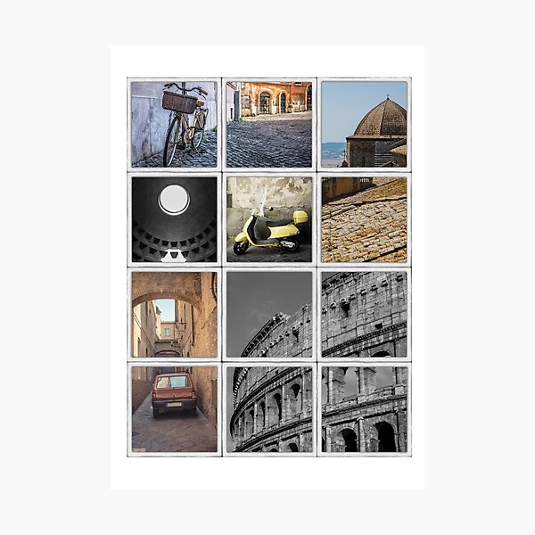 Italy Poster Photographic Print