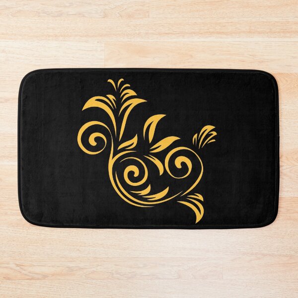 Item preview, A retro flower silhouette decoration designed and sold by Dankio.