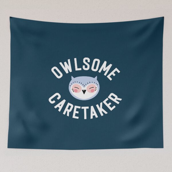 Item preview, Owlsome Caretaker Pun - Funny Gift Idea designed and sold by betternotes.