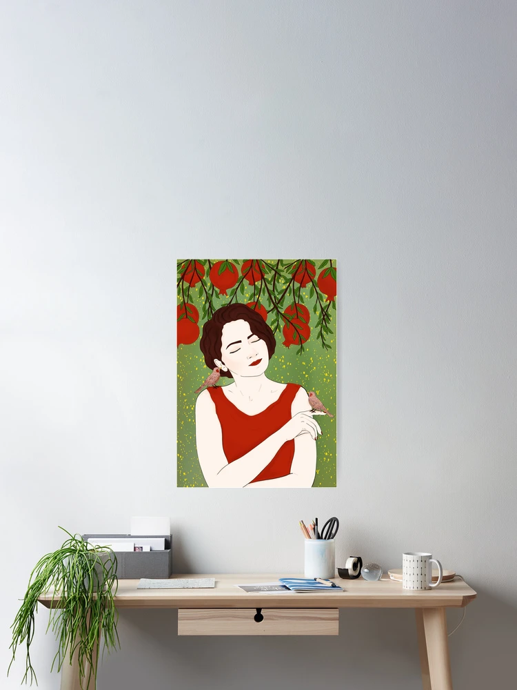 Imagen 2 de 3, Póster con la obra Susurro, diseñada y vendida por Roshi-R.