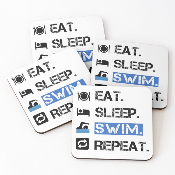 Item preview, Eat. Sleep. Swim. Repeat designed and sold by fantasticpud.