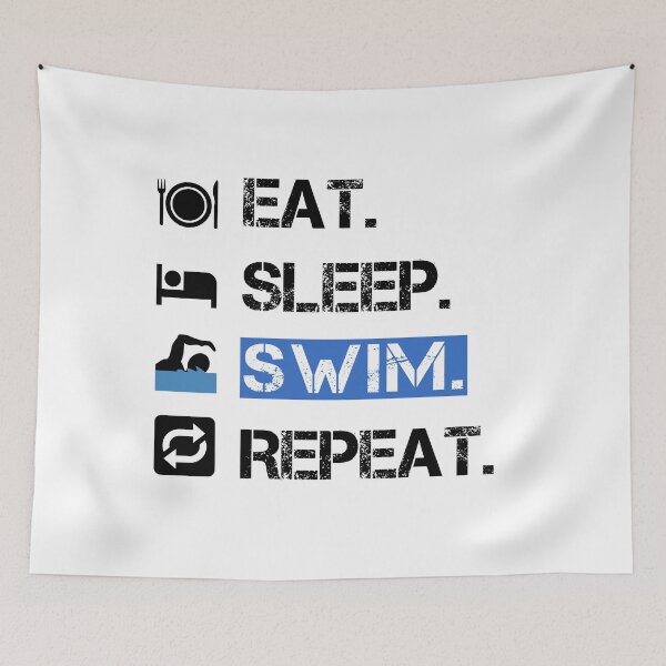 Item preview, Eat. Sleep. Swim. Repeat designed and sold by fantasticpud.