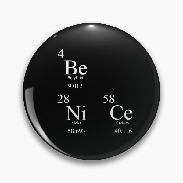 Item preview, Be Ni Ce ( be nice ) in chemistry Sticker designed and sold by ODENSHOP.