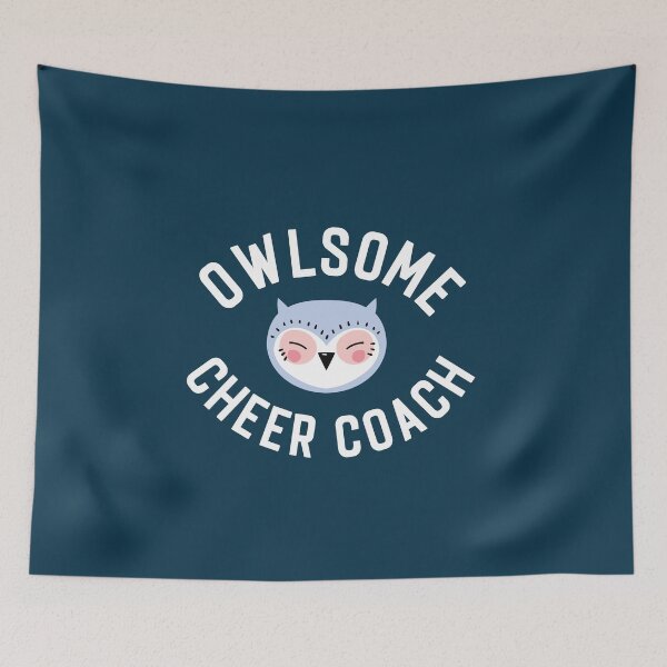 Item preview, Owlsome Cheer Coach Pun - Funny Gift Idea designed and sold by betternotes.