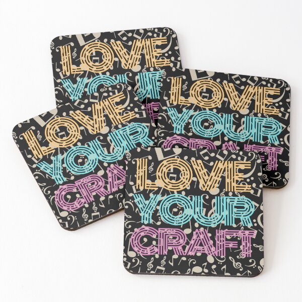 Item preview, Love your craft Colorful Retro Love Typography  designed and sold by Red-ElYoubi.