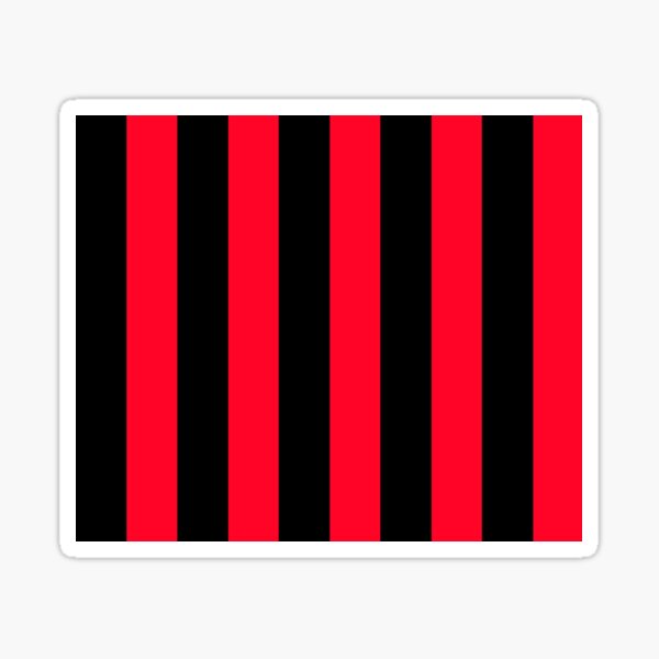 Item preview, Red & black team colours (stripes) designed and sold by NiceEggThreads.