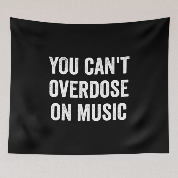 Item preview, You Can't Overdose On Music designed and sold by MonsaviFashion.