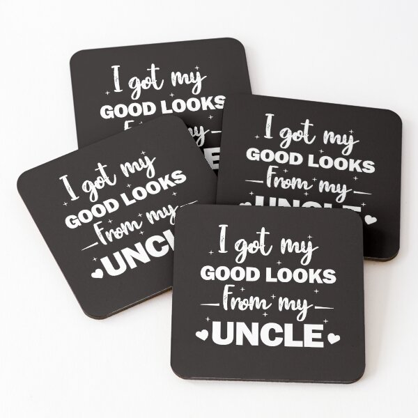 Item preview, I get my good lucks from my uncle cute newborn baby shower niece and nephew gift for uncle lovers   designed and sold by Majesticoo.