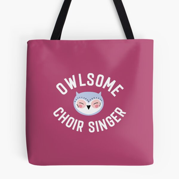 Item preview, Owlsome Choir Singer Pun - Funny Gift Idea designed and sold by betternotes.