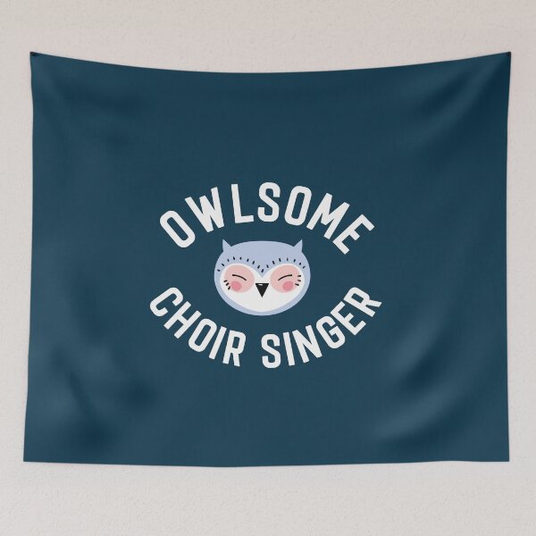 Item preview, Owlsome Choir Singer Pun - Funny Gift Idea designed and sold by betternotes.