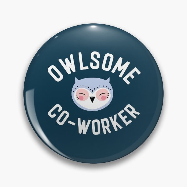 Item preview, Owlsome Co-Worker Pun - Funny Gift Idea designed and sold by betternotes.