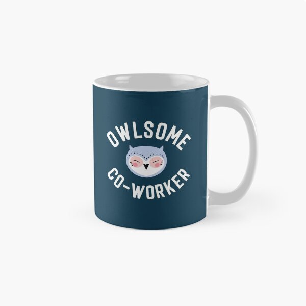 Item preview, Owlsome Co-Worker Pun - Funny Gift Idea designed and sold by betternotes.