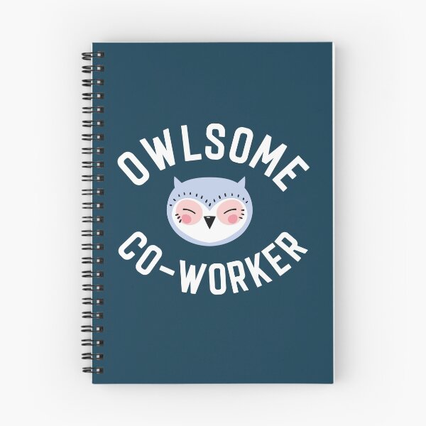Item preview, Owlsome Co-Worker Pun - Funny Gift Idea designed and sold by betternotes.