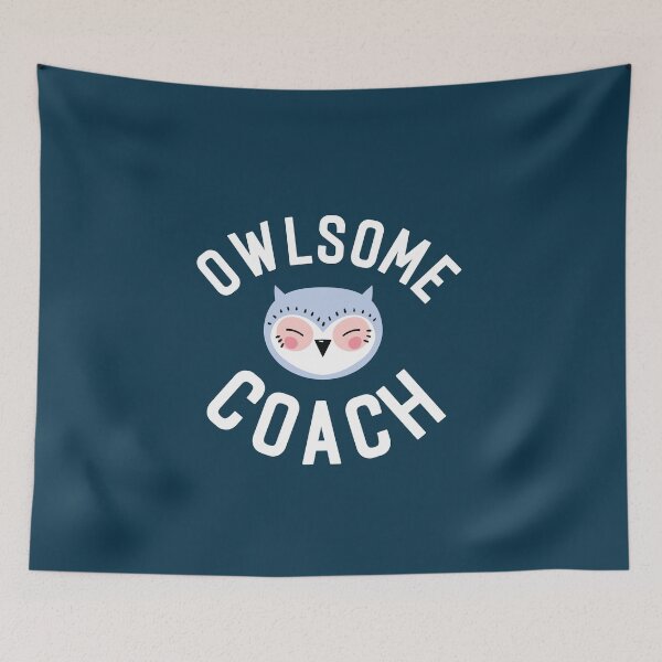 Item preview, Owlsome Coach Pun - Funny Gift Idea designed and sold by betternotes.