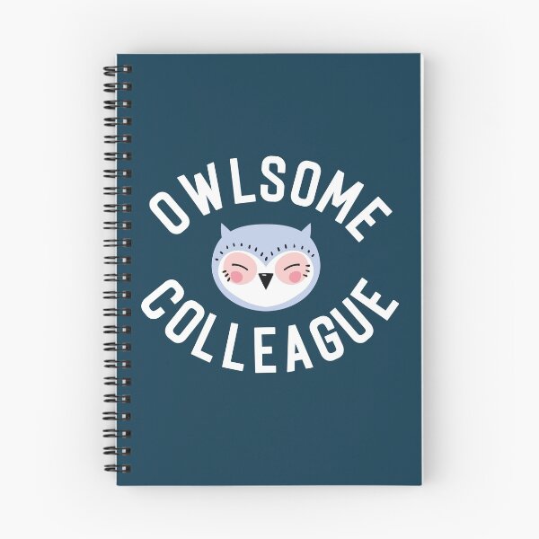 Item preview, Owlsome Colleague Pun - Funny Gift Idea designed and sold by betternotes.