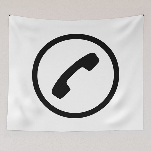 Item preview, Circled Landline Telephone Icon designed and sold by Dator.