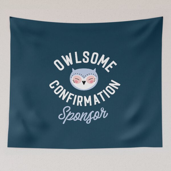 Item preview, Owlsome Confirmation Sponsor Pun - Funny Gift Idea designed and sold by betternotes.