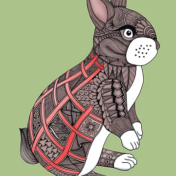 Artwork thumbnail, Patchy Rabbit by MagicMama
