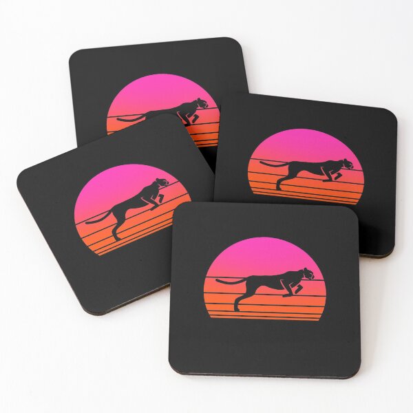 Item preview, Jumping Tropical Silhouette Panther designed and sold by joabaj.