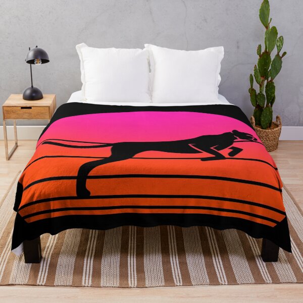 Item preview, Jumping Tropical Silhouette Panther designed and sold by joabaj.