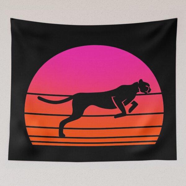 Item preview, Jumping Tropical Silhouette Panther designed and sold by joabaj.
