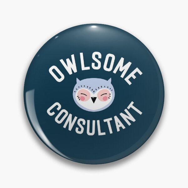 Item preview, Owlsome Consultant Pun - Funny Gift Idea designed and sold by betternotes.