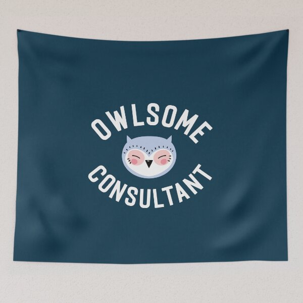 Item preview, Owlsome Consultant Pun - Funny Gift Idea designed and sold by betternotes.