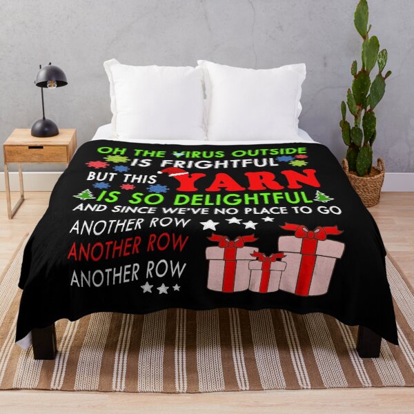 Item preview, Oh the virus outside is frightful - BEST CHRISTMAS GIFT FOR YARN LOVERS designed and sold by yasmh.