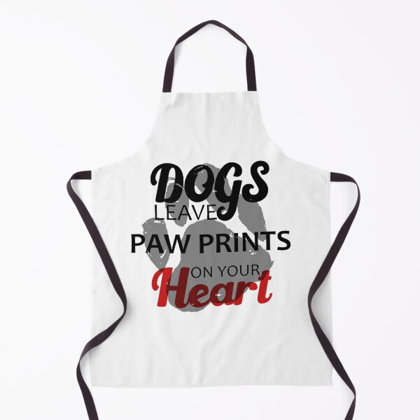Item preview, Dogs Leave Paw Prints On Your Heart designed and sold by printrendstore.