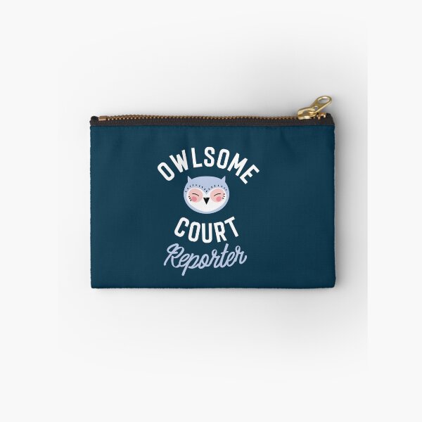 Item preview, Owlsome Court Reporter Pun - Funny Gift Idea designed and sold by betternotes.