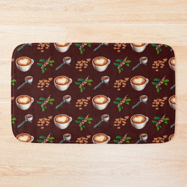 Item preview, Assorted Coffee Elements Pack - Coffee Fruit, Coffee Beans,  Portafilter and Caffe latte designed and sold by Alicia Chee.