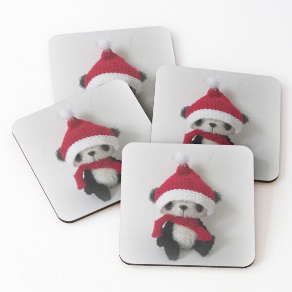 Item preview,  Handmade bears from Teddy Bear Orphans, Christmas Panda designed and sold by Teddy Bear Orphans .