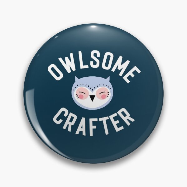 Item preview, Owlsome Crafter Pun - Funny Gift Idea designed and sold by betternotes.