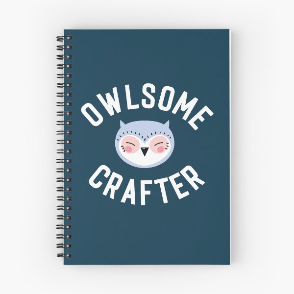 Item preview, Owlsome Crafter Pun - Funny Gift Idea designed and sold by betternotes.